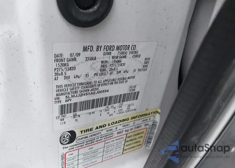 2010 Lincoln Navigator from USA, damaged, VIN 5LMJJ2H51AEJ00554